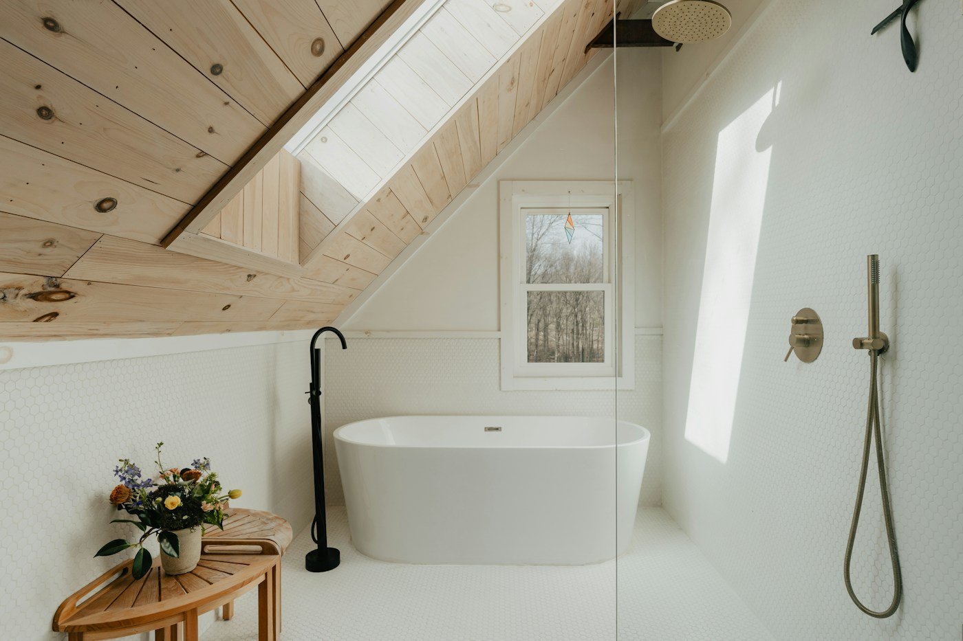 Bathroom inspiration with a considered material palette